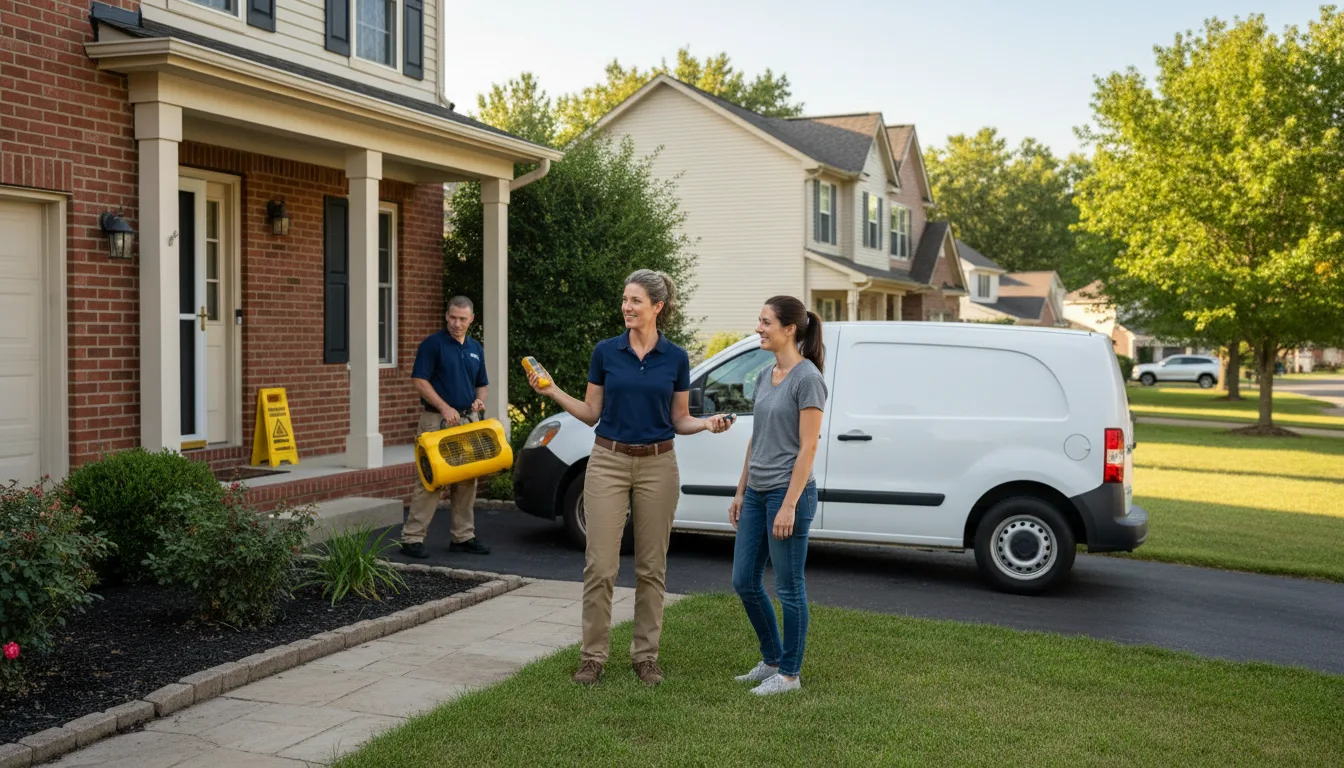 Residential water damage restoration in Colton, CA